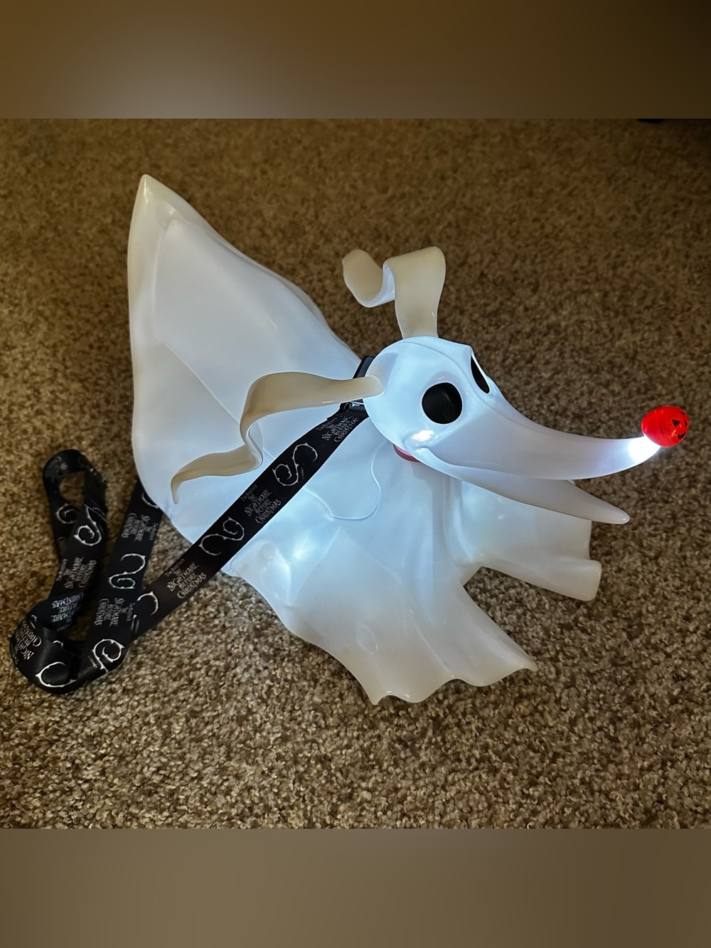 Disney Parks The Nightmare Before Christmas Light Up Zero Popcorn Bucket 2022